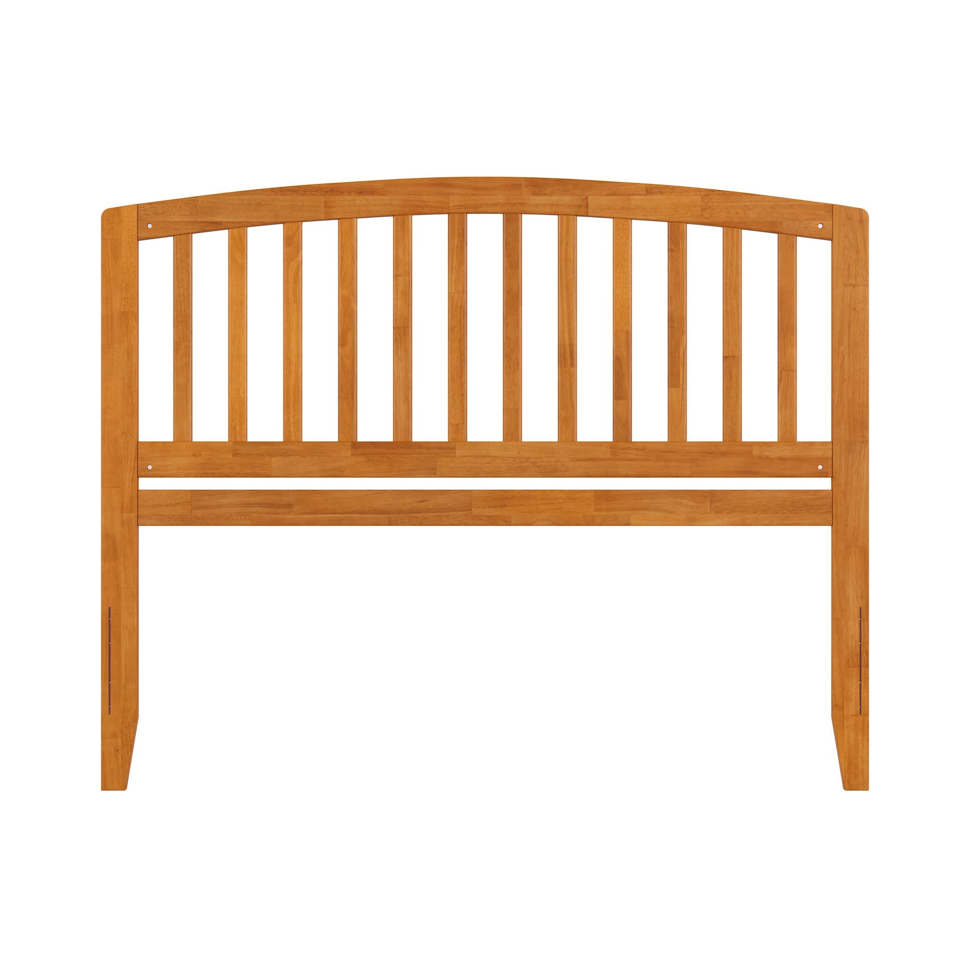 AFI Richmond Queen Solid Wood Headboard with USB Charging Ports - Light Toffee Finish for Bedroom Decor & Modern Home Furniture