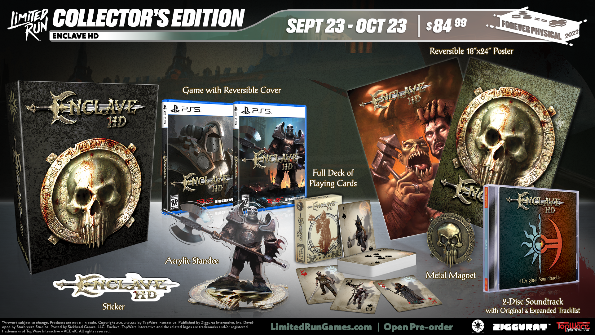 PS5 Limited Run #31: Enclave HD Collector's Edition - Rare Action RPG Game for PlayStation 5 - Perfect for Gaming Collectors and Retro Enthusiasts