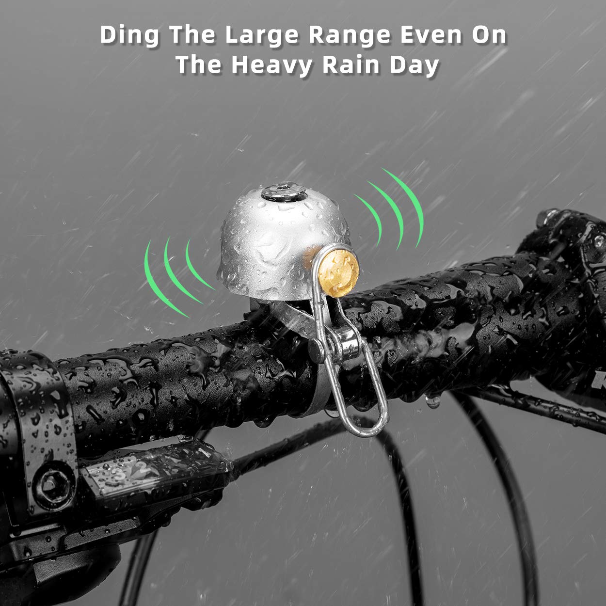 ROCKBROS Classic Bicycle Bell - Loud Bike Horn for Road & Mountain Bikes | Durable Handlebar Bell for Adults | Perfect for Commuting, Cycling Safety & Outdoor Adventures