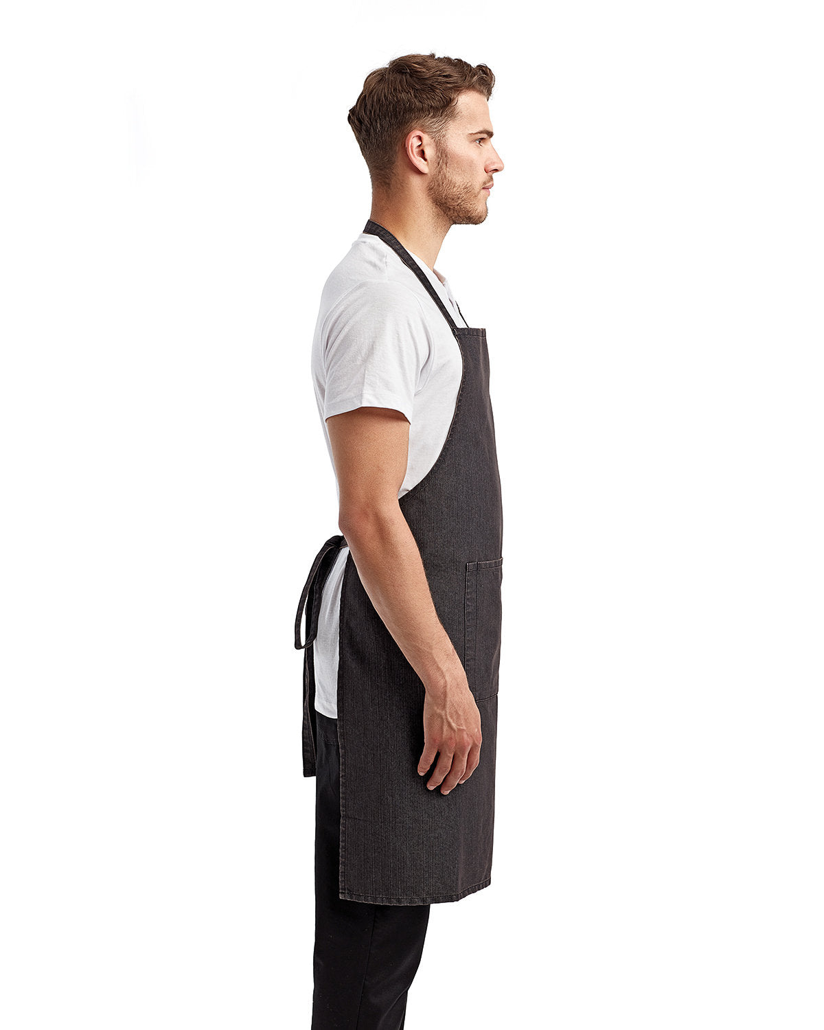 Reprime RP154 Unisex 'Colours' Recycled Bib Apron with Pocket - Eco-Friendly Kitchen & BBQ Apron for Cooking, Grilling, Baking & Crafting