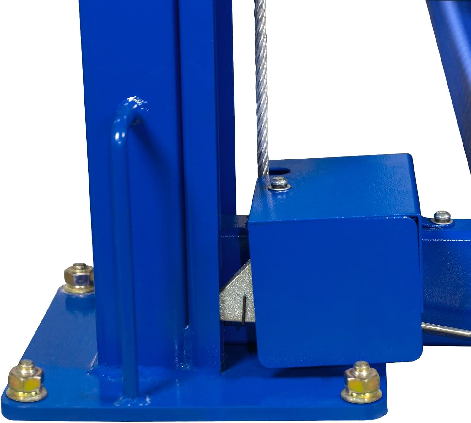 WEIZE 8500lbs 4 Post Car Lift with Caster Kits - Heavy Duty Auto Storage Lift for Home Garage, Vehicle Parking & Maintenance - Perfect for Car Enthusiasts & DIY Mechanics