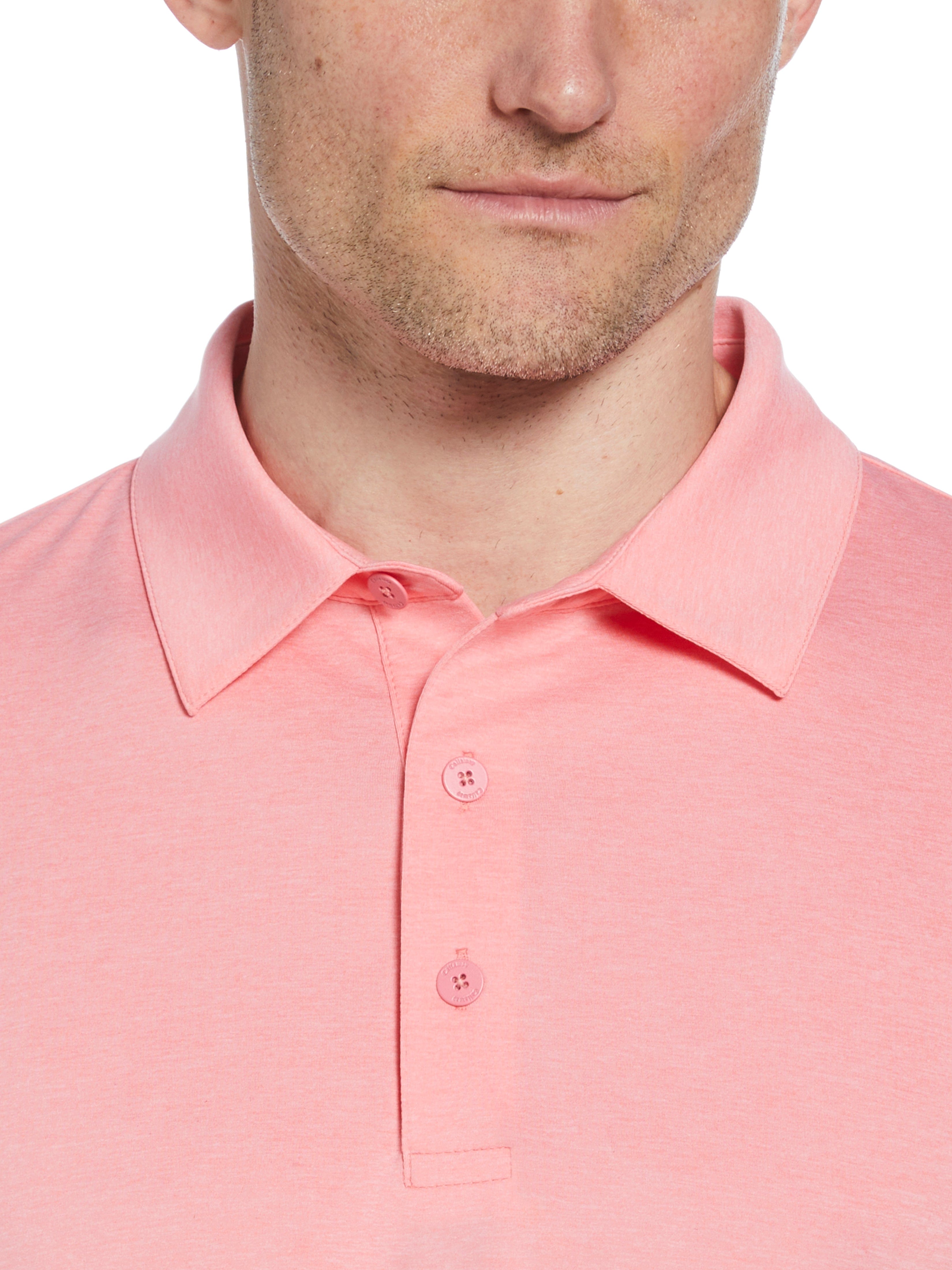 Premium Men's Heather Soft Touch Golf Polo Shirt - Breathable & Comfortable for Golf, Casual Wear & Outdoor Activities