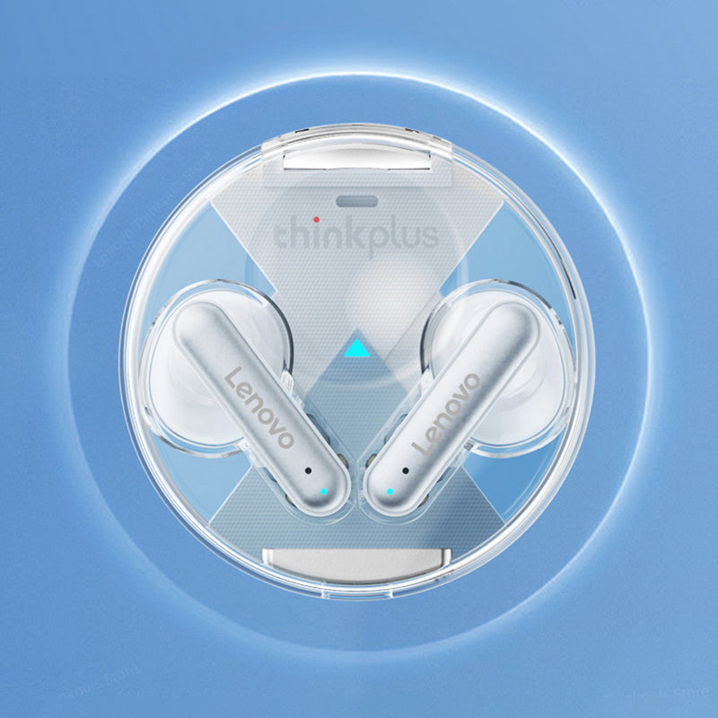 Lenovo Thinkplus LP10 TWS Wireless Bluetooth Earbuds with Noise Cancellation, 30H Playtime - Perfect for Workout, Commuting & Online Meetings