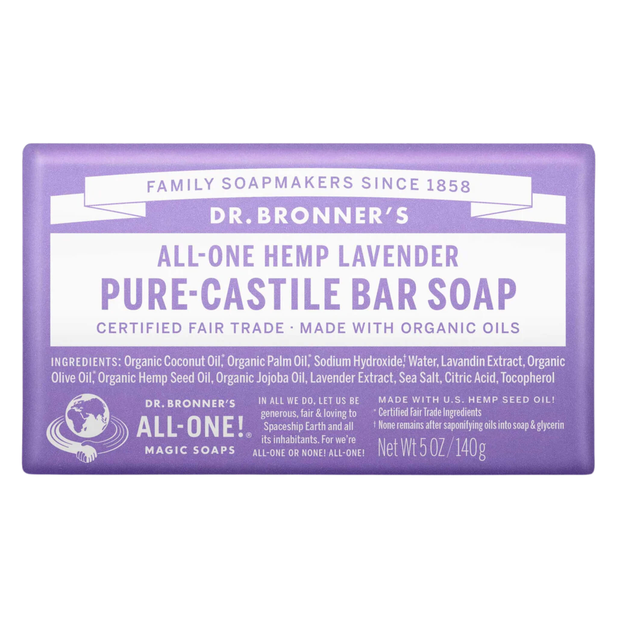 Organic Pure Castile Bar Soap for Face & Body - Vegan, Natural Ingredients, Gentle Cleansing | Perfect for Sensitive Skin, Eco-Friendly Bath & Travel Use
