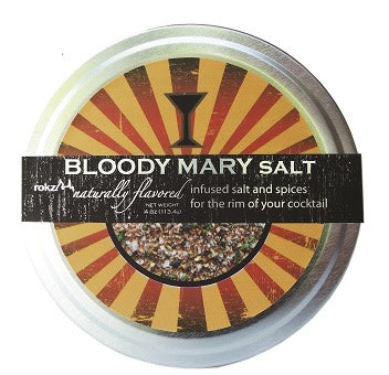 Premium 4 oz Bloody Mary Natural Rimming Salt - Perfect for Cocktail Garnishing, Margarita Glass Rims & Bloody Mary Mixers - Ideal for Home Bars, Parties & Brunch Cocktails