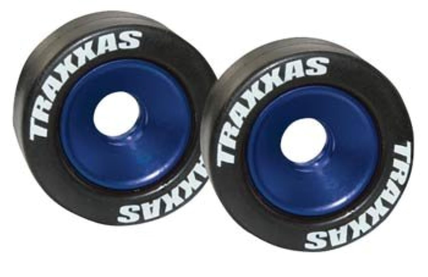 Traxxas 5186A Wheelie Bar with Blue Rubber Wheels - Heavy Duty Performance Upgrade for RC Cars, Trucks & Buggies - Perfect for Stunts, Racing & Off-Road Adventures