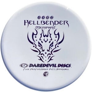 Daredevil Disc Golf Hellbender Memphre (FPP) Putter - Premium Golf Disc for Putting Practice & Tournament Play