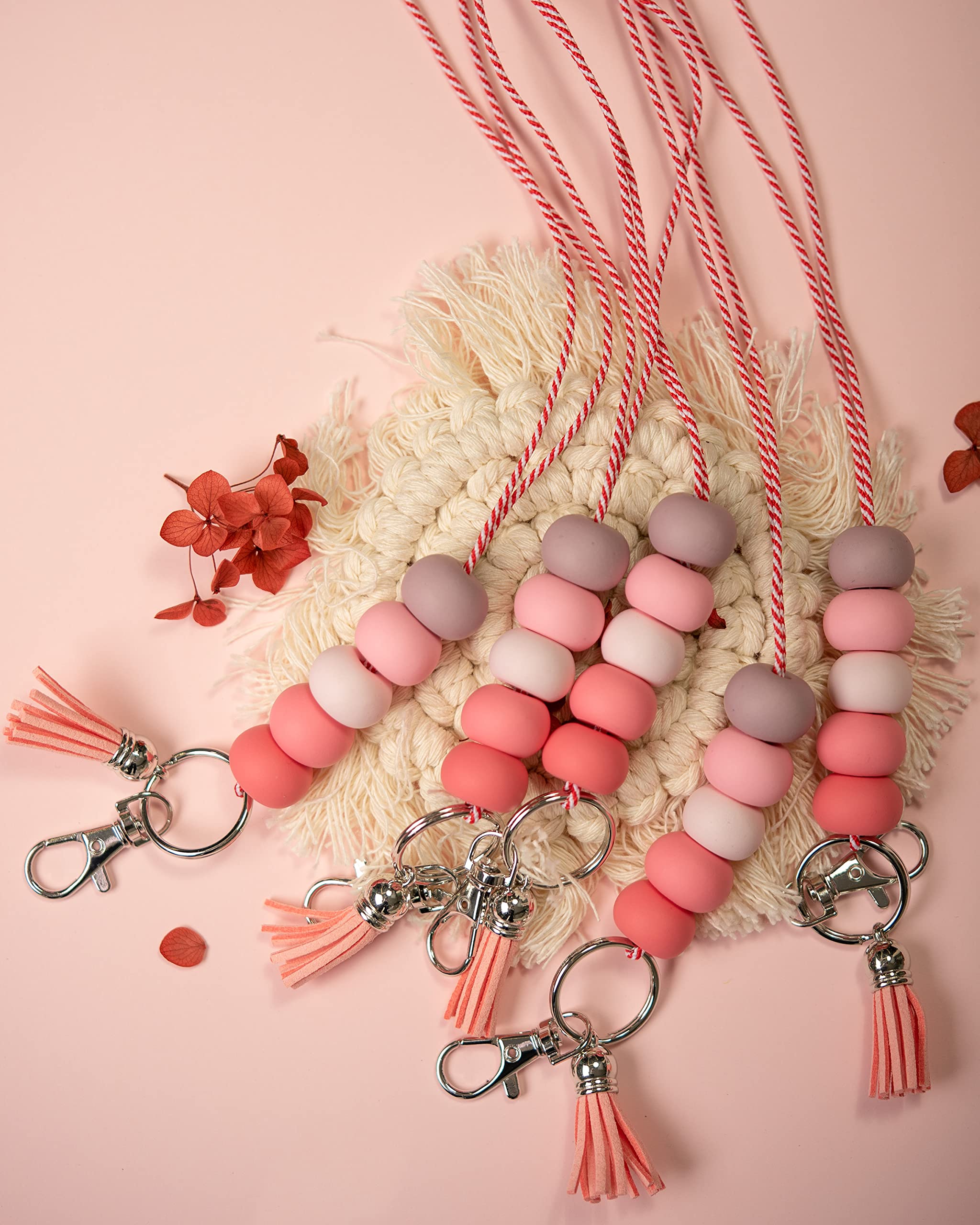 Teacher Lanyard for ID Badges & Keys - Beaded Breakaway Necklace Lanyard (1PC) - Perfect for School & Office Use