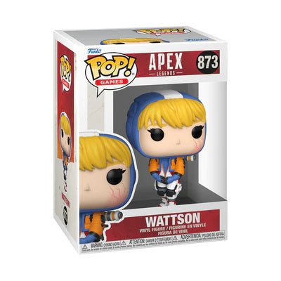 Apex Legends Wattson Pop! Vinyl Figure #873 - Exclusive Collectible for Gamers & Fans - Perfect for Display, Gifts, and Gaming Room Decor
