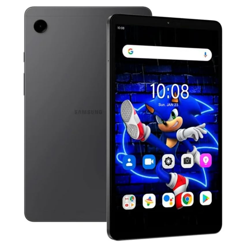 Samsung Galaxy Tab A9 8.7-inch Android Tablet - 8GB RAM, 128GB Storage (Expandable), Wi-Fi, International Version (Gray) - Perfect for Work, Study, Streaming & Gaming