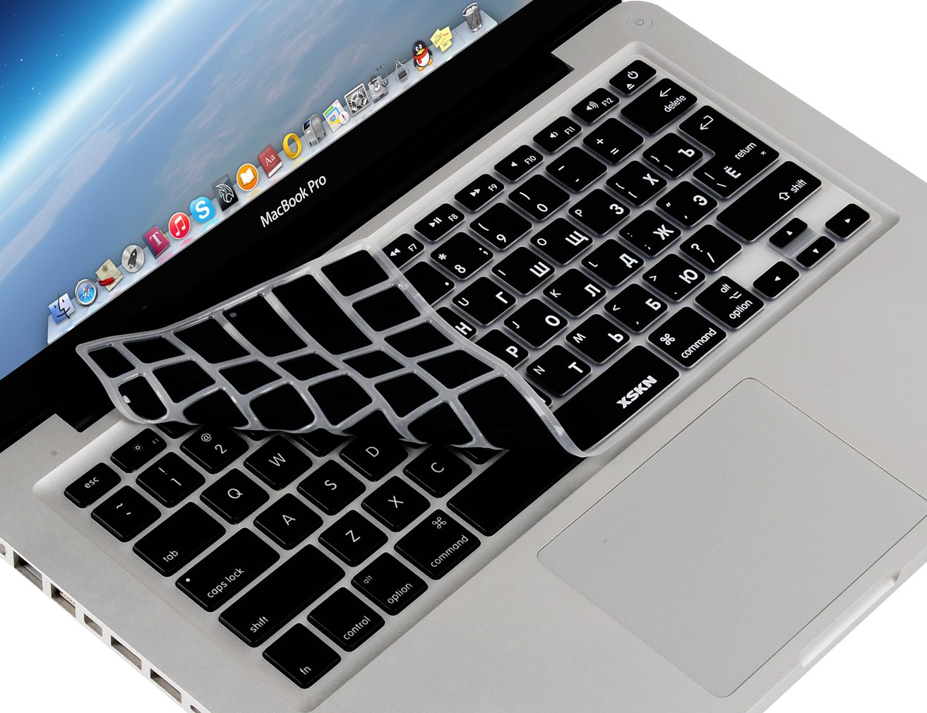 Russian Language Silicone Keyboard Cover for MacBook Air 13
