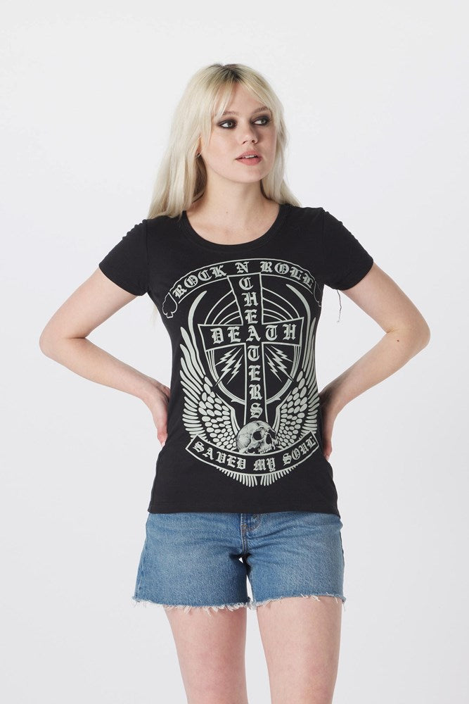 Metal Mulisha Solitude Graphic T-Shirt for Men - Comfortable Cotton Streetwear Tee - Perfect for Skateboarding, Concerts & Casual Outfits