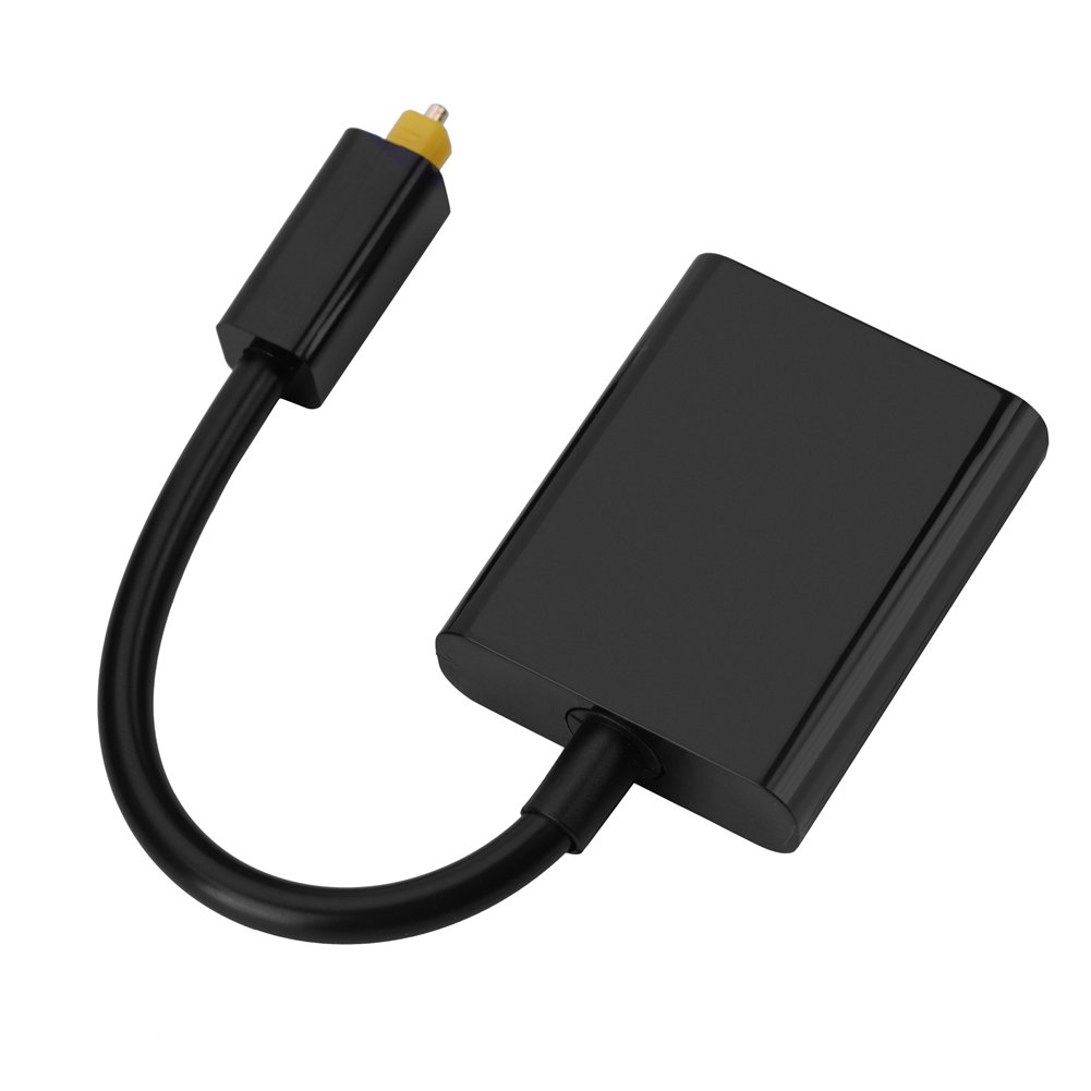 1x2 Digital Fiber Optical Audio Splitter - Toslink Cable with 1 Input & 2 Outputs - High-Speed Optical SPDIF Splitter for Home Theater, Gaming Consoles (PS4/PS5/Xbox), TV Box & Audio Systems - Perfect for Multi-Room Audio Setup & Surround Sound Enhancement