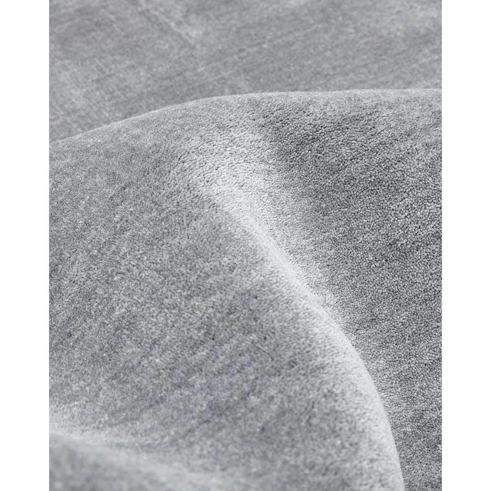 Solo Rugs Wellington Contemporary Solid Loom Knotted Area Rug - Charcoal Gray, 9' x 12' - Perfect for Living Room, Bedroom & Office Decor