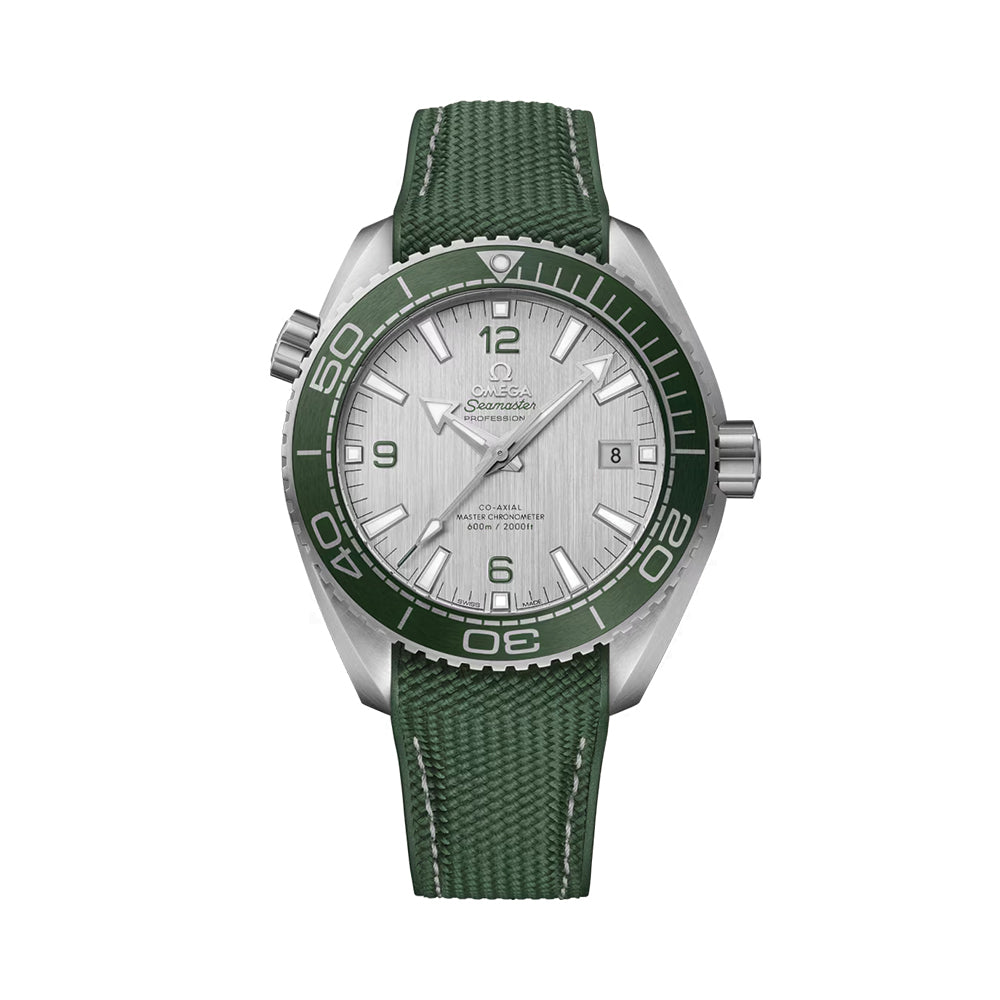 Omega Seamaster Planet Ocean 600M Co-Axial Master Chronometer 43.5mm Men's Dive Watch - Grey Brushed Steel Case with Strap | Luxury Swiss Automatic Watch for Diving, Water Sports & Professional Use