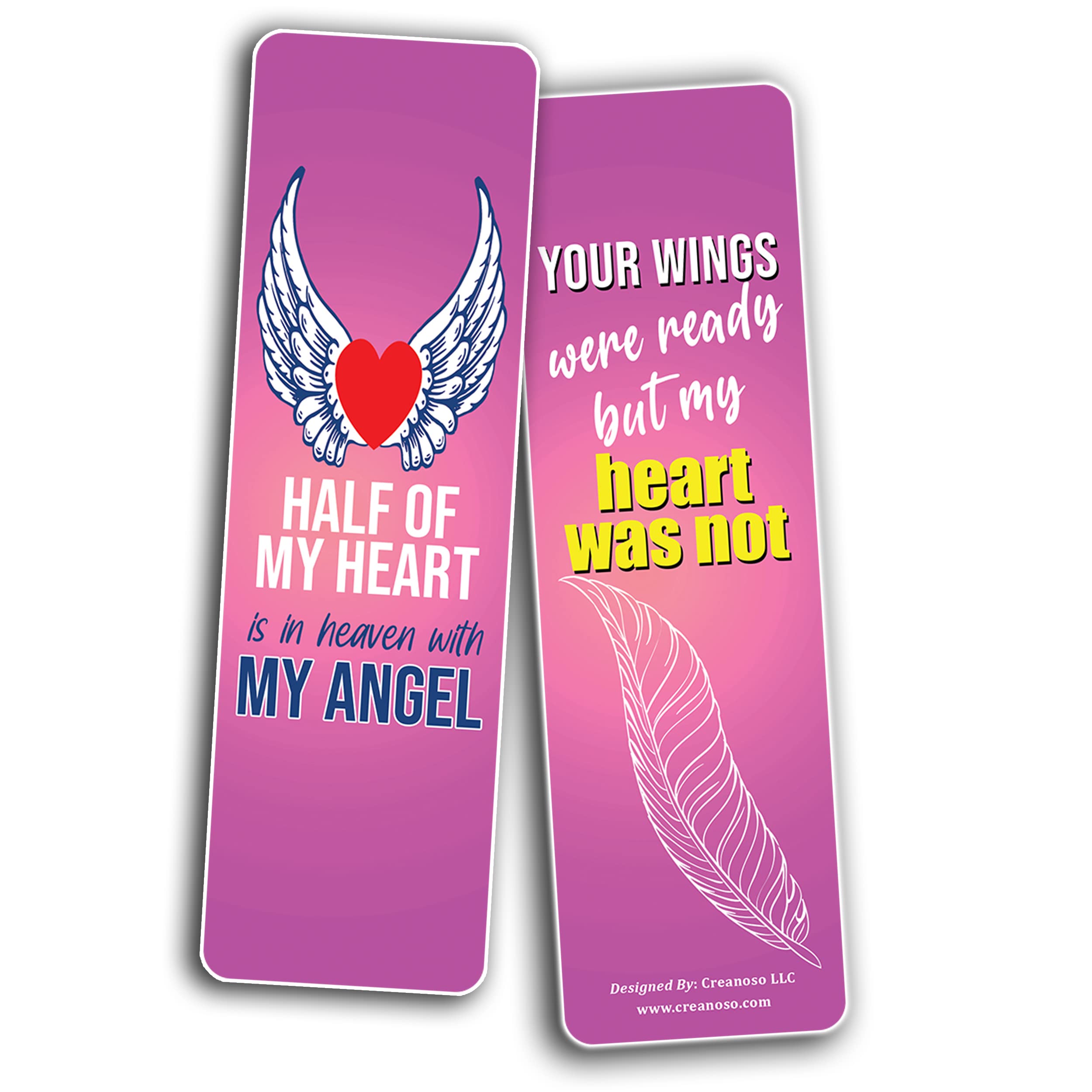 Inspirational Angel Quotes Bookmarks (12-Pack) – Motivational Bookmark Cards for Adults & Teens – Perfect Gift for Readers & Book Lovers – Great for Bible Study, Journaling & Daily Encouragement
