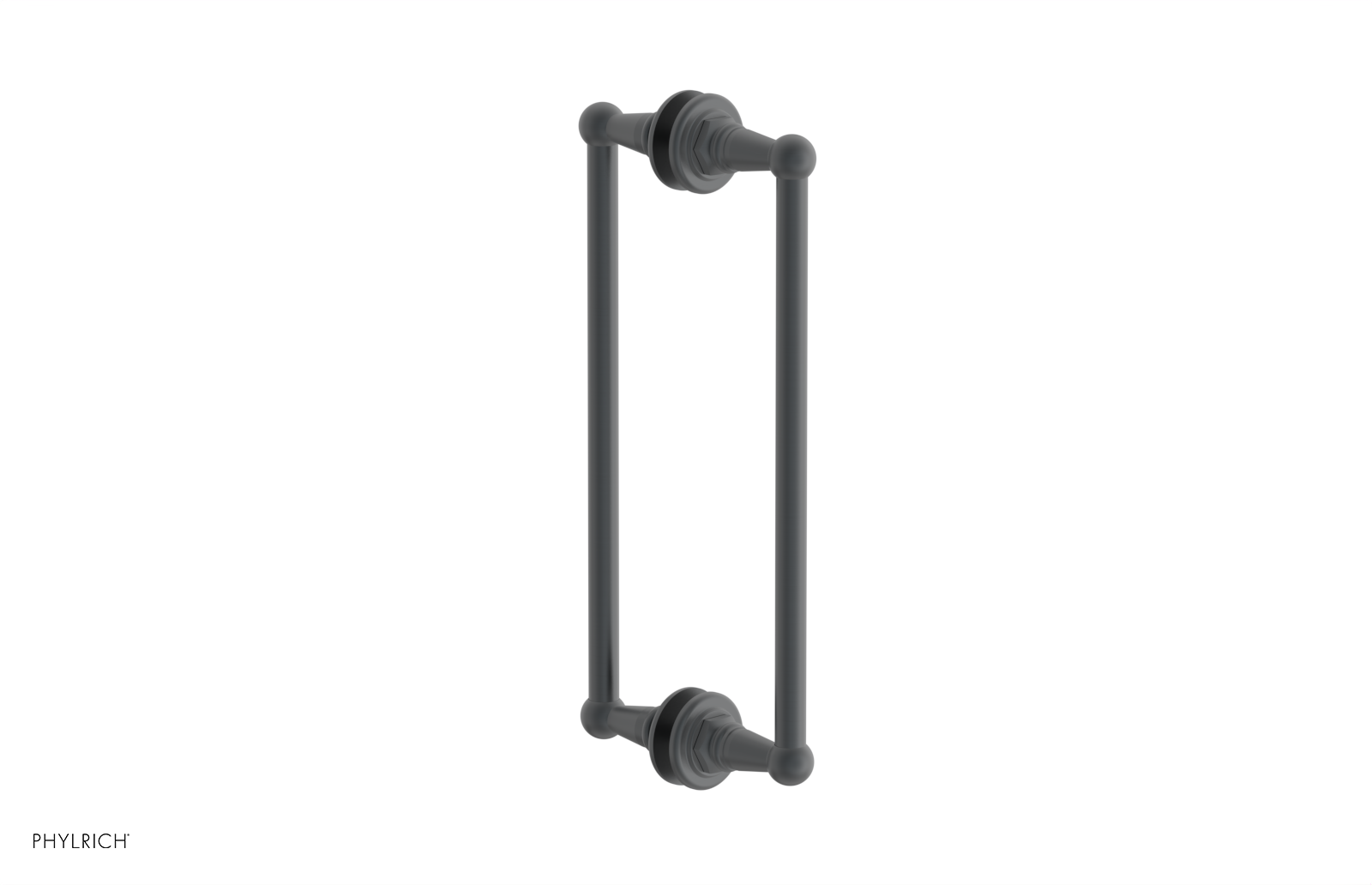 Jamestown 12 Double-Sided Shower Pull 165 x 93 x 12 - Heavy Duty Bathroom Shower Curtain Hooks for Home & Hotel Use