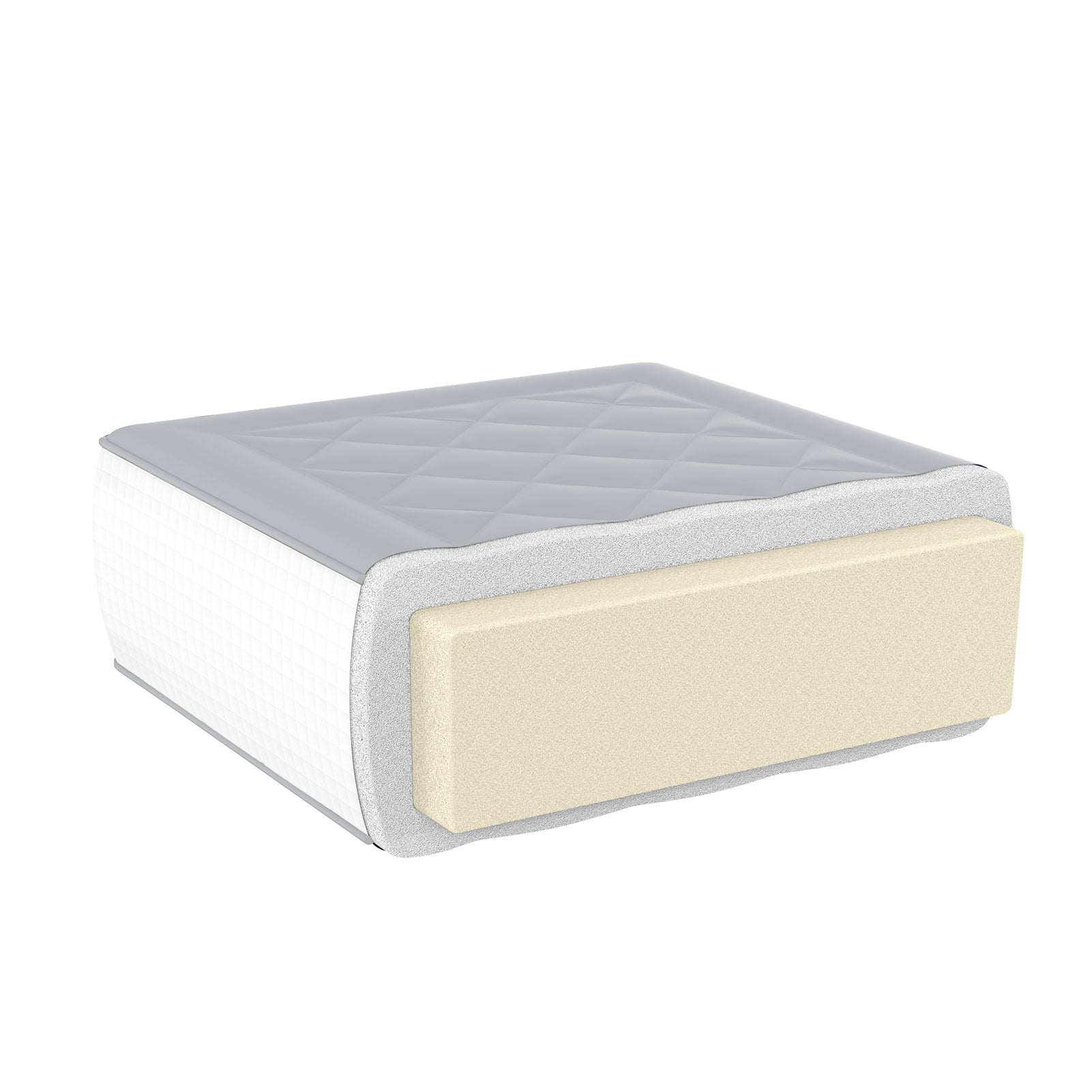 MAXYOYO 6-Inch Extra Thick Japanese Futon Mattress - Premium Diamond Quilted Floor Bed for Bedroom, Guest Room & Small Spaces - Breathable Cotton Fill, Grey - Perfect for Apartments, Dorms & Minimalist Living