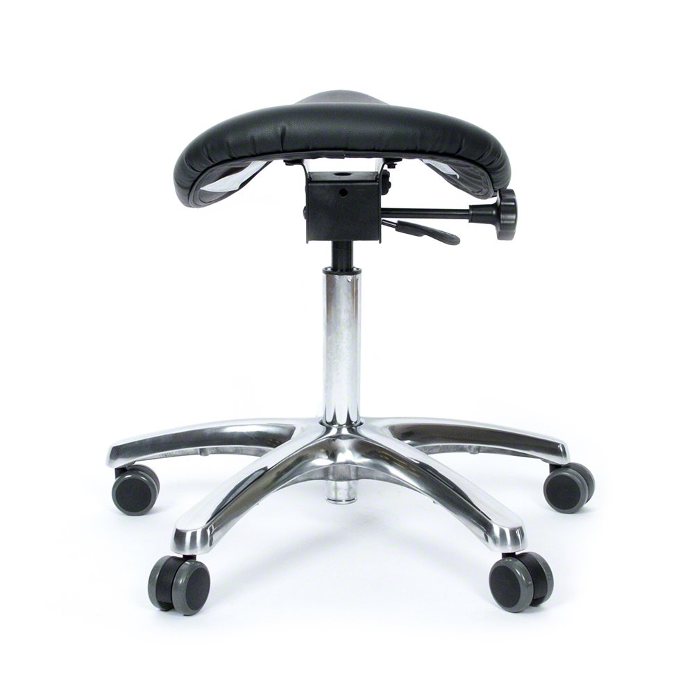 Jobri BetterPosture Saddle Chair - Ergonomic Tilting Seat Stool for Back Pain Relief & Posture Correction - Adjustable Height Office Chair for Home & Work - Ideal for Desk Work, Gaming & Long Sitting Sessions