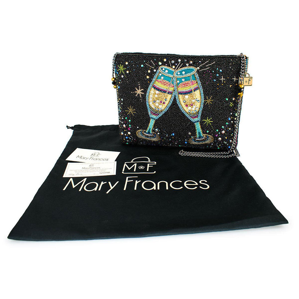 Stylish Mary Frances 'Cheers to That' Crossbody Handbag for Women - Perfect for Parties, Date Nights & Everyday Use