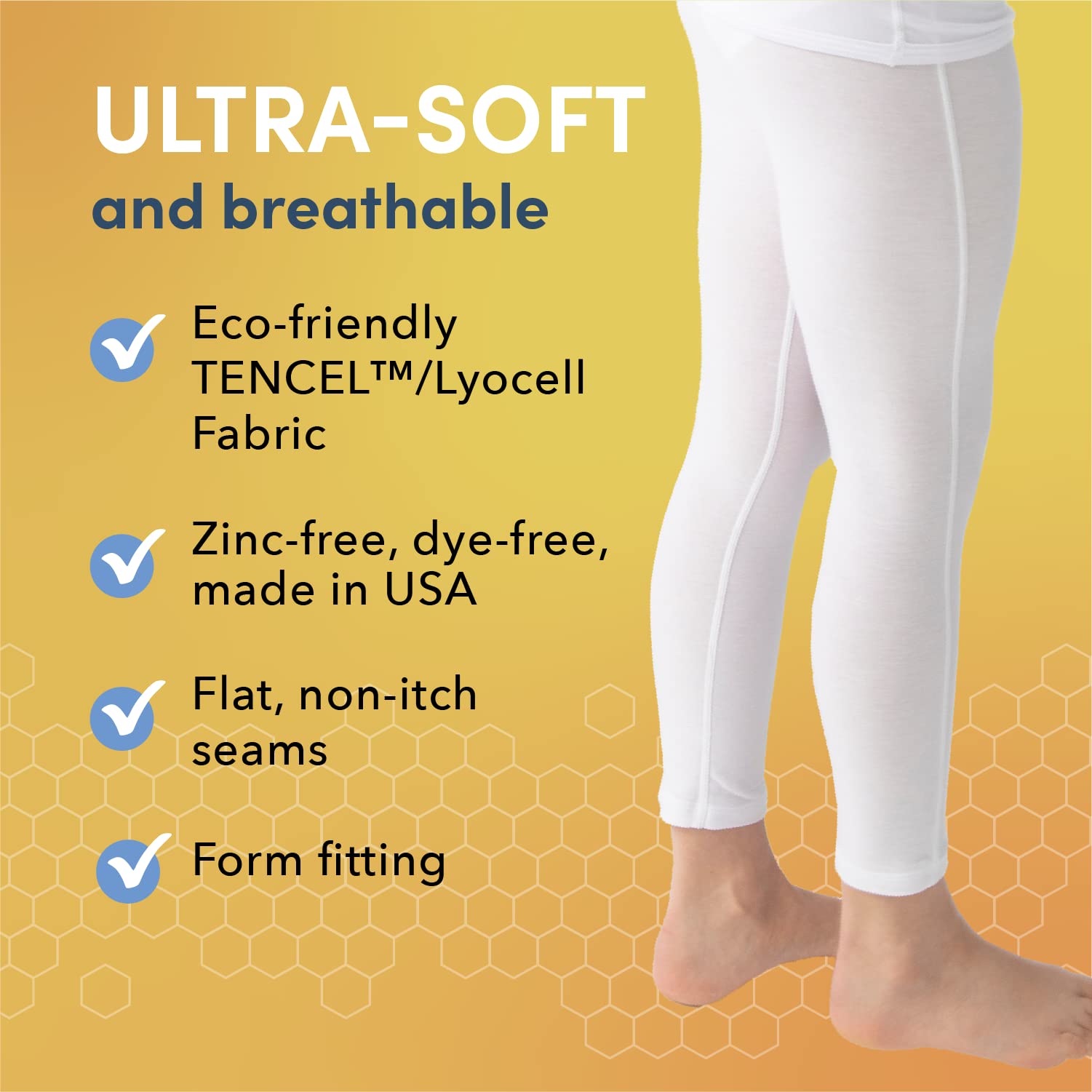 Eczema Clothing for Kids - Psoriasis Treatment Pants for Girls & Boys - Ultra-Soft, Itch Relief, Eco-Friendly, No Zinc or Dyes (4 Years) - Perfect for Sensitive Skin & Nighttime Comfort