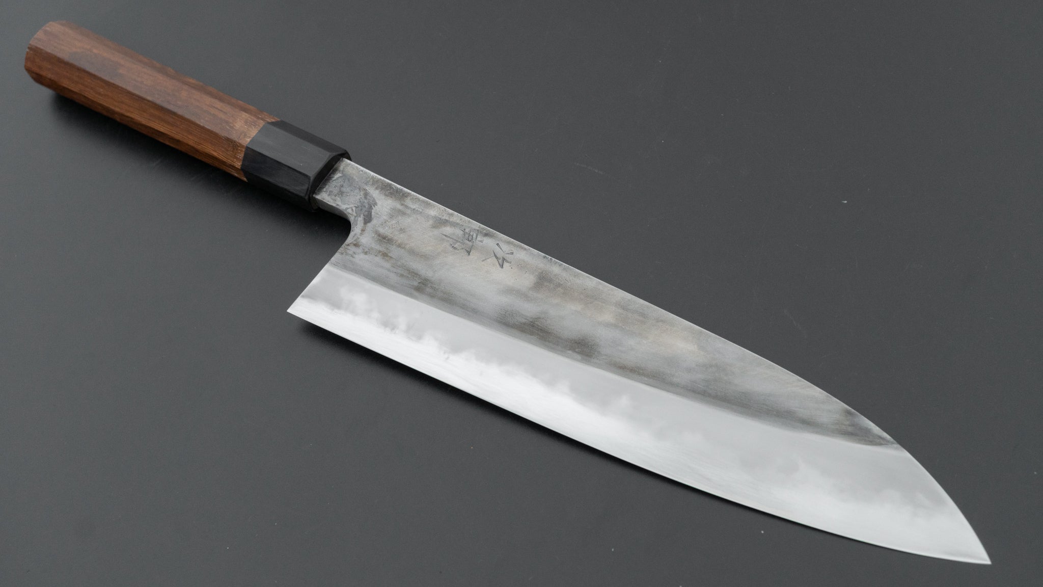 Jiro Tsuchime Wa Gyuto 225mm Japanese Chef Knife with Taihei Tagayasan Handle - Premium Kitchen Knife for Professional Chefs & Home Cooking, Sushi, Meat Cutting
