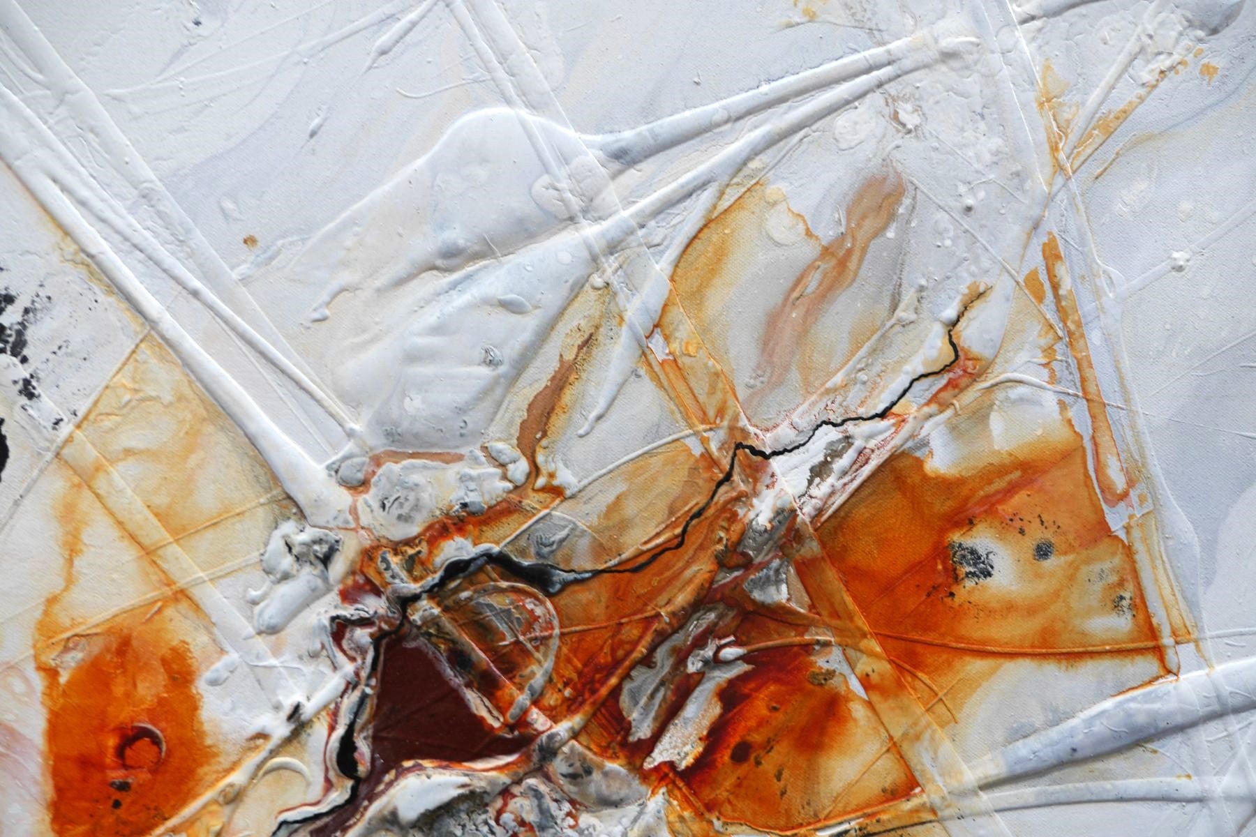 Rust and Slate 160cm x 100cm Rustic Textured Abstract Canvas Wall Art - Perfect for Living Room, Bedroom & Office Decor