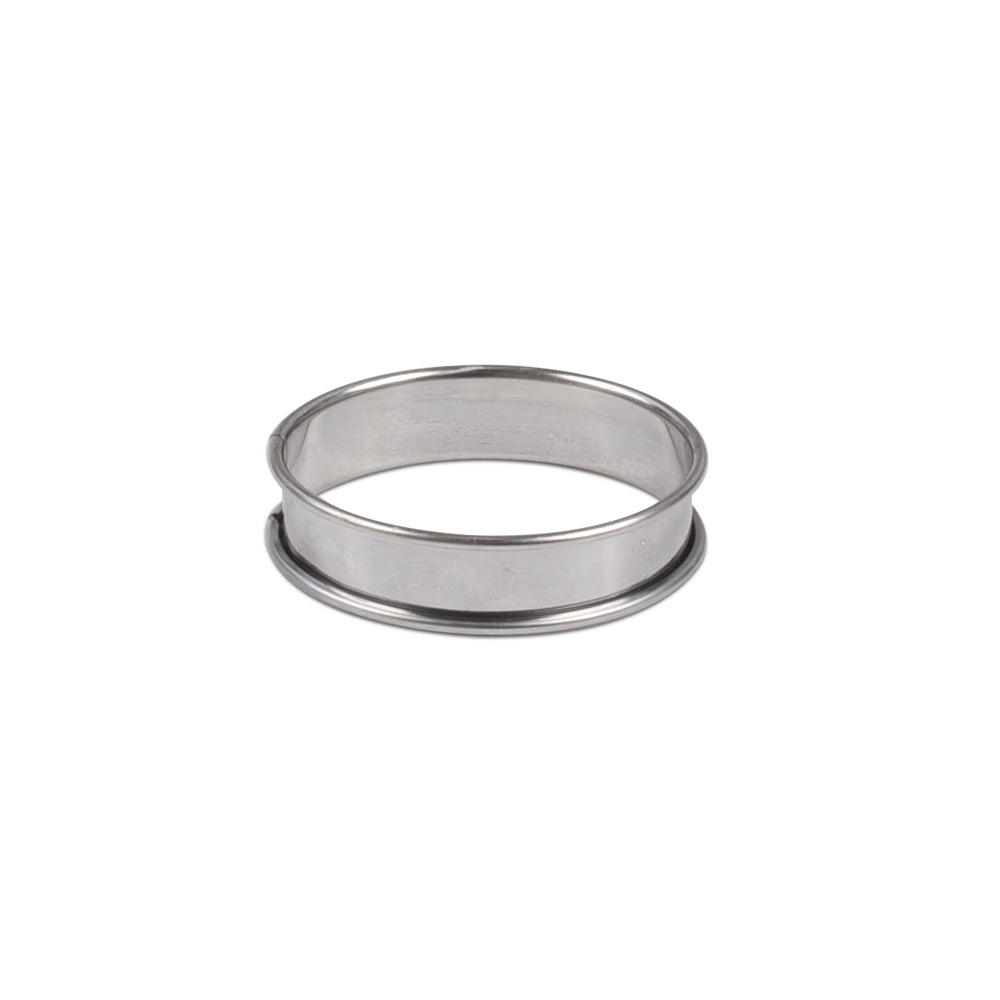 Flan Ring Six Pack - 0.75 Inch Height Baking Rings for Professional Chefs & Home Bakers - Perfect for Cakes, Tarts, Cheesecakes & Pastries