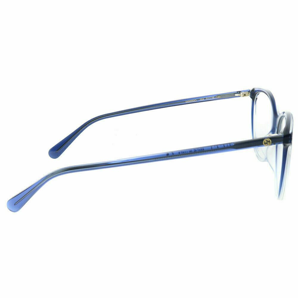 Gucci GG 0550O 004 Blue & Crystal Acetate Eyeglasses for Women - Fashionable Designer Optical Frames for Everyday Wear & Office Style