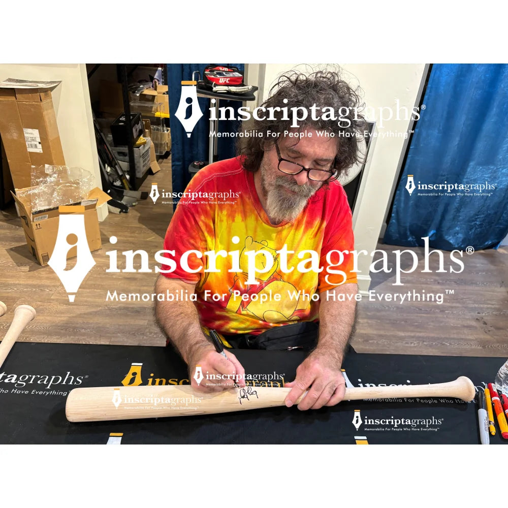 Mick Foley Cactus Jack Autographed WWE WWF Barbed Wire Baseball Bat - Signed Collectible with IGM COA - Perfect for Wrestling Fans & Memorabilia Displays