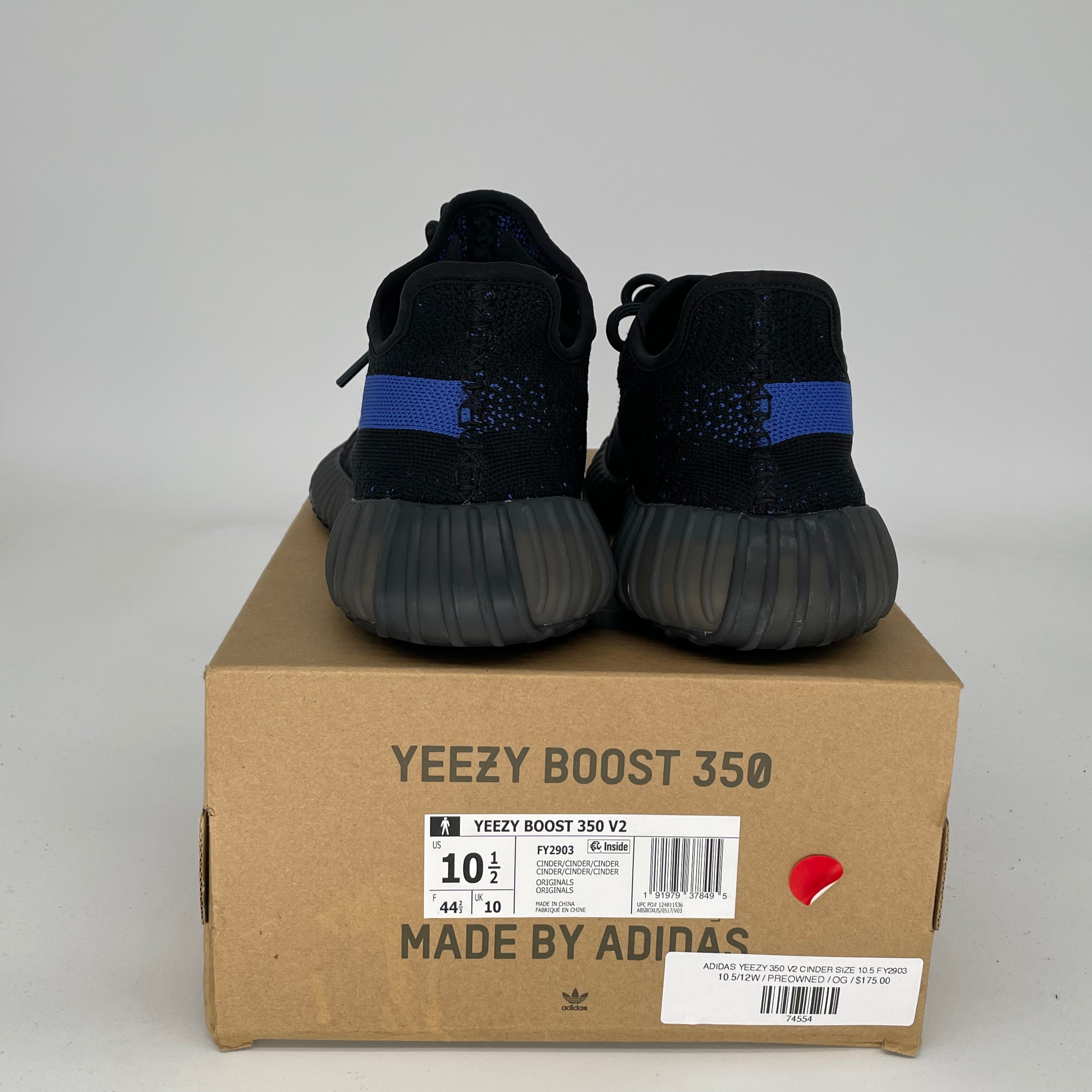 Adidas Yeezy Boost 350 V2 Dazzling Blue Men's Running Shoes Size 10.5 - GY7164 | Comfortable Sneakers for Casual Wear, Gym & Street Style