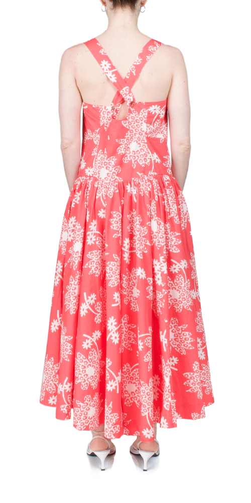 Hoku Dress Paradise - Elegant Floral Summer Dress for Women, Beach Wedding & Vacation Outfit | Perfect for Casual Wear, Date Night & Outdoor Events