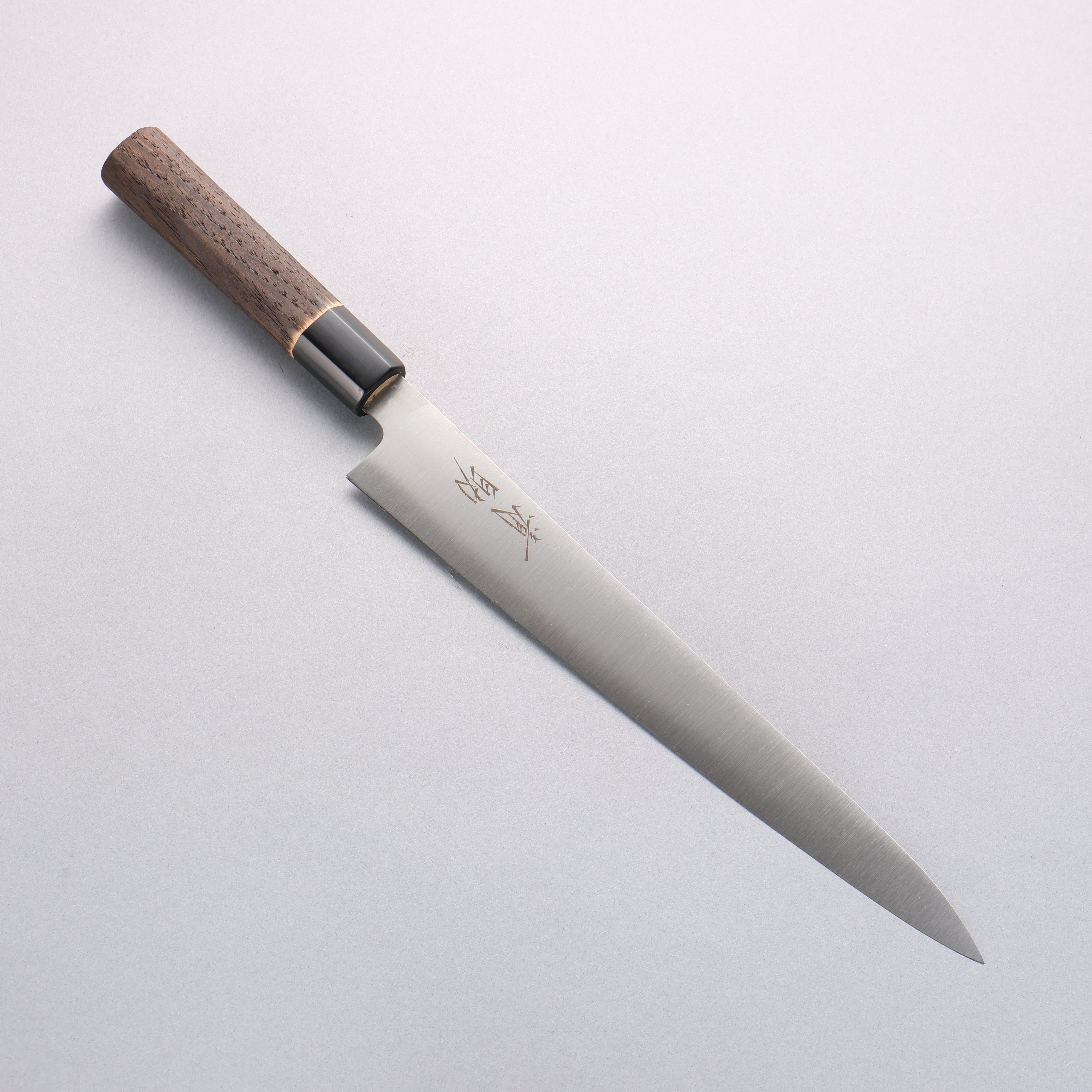 Premium Seisuke Swedish Steel Sujihiki Knife 270mm - Handcrafted with Burned Chestnut Handle - Perfect for Sushi, Sashimi & Meat Slicing
