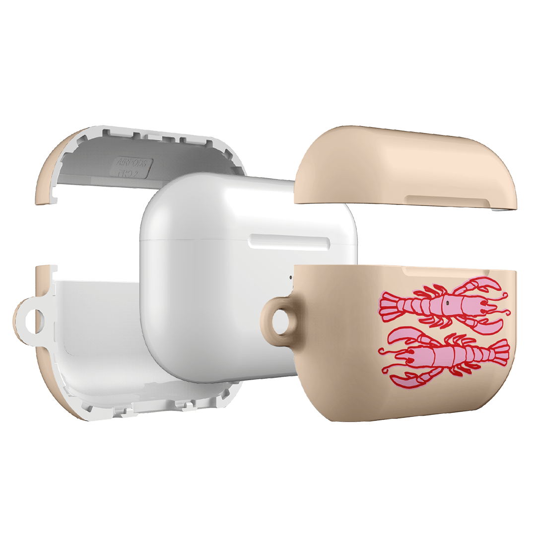 Premium Lobster Love AirPods Pro Case - Cute & Protective Cover for Apple AirPods Pro (2nd/1st Gen) - Perfect Gift for Music Lovers & Marine Life Enthusiasts - Use at Home, Gym, Travel & Outdoor Activities