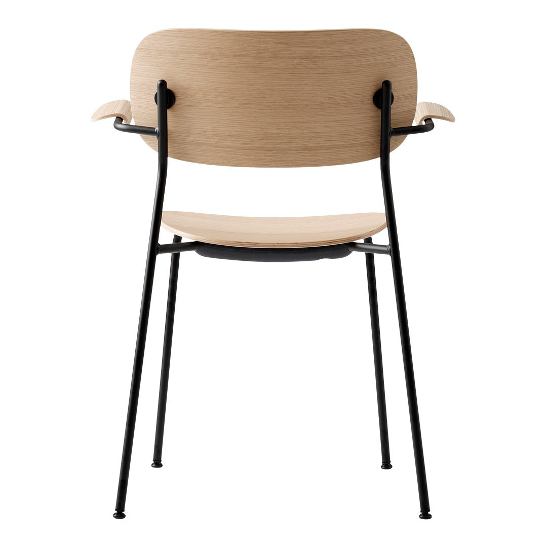 Modern Wooden Dining Chair with Armrests - Comfortable & Stylish for Kitchen, Dining Room, or Breakfast Nook