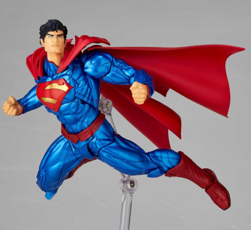 Amazing Yamaguchi Revoltech No. 027 Superman Action Figure - Highly Articulated Collectible for Display & Photography | Perfect for DC Fans, Toy Collectors & Home Decor
