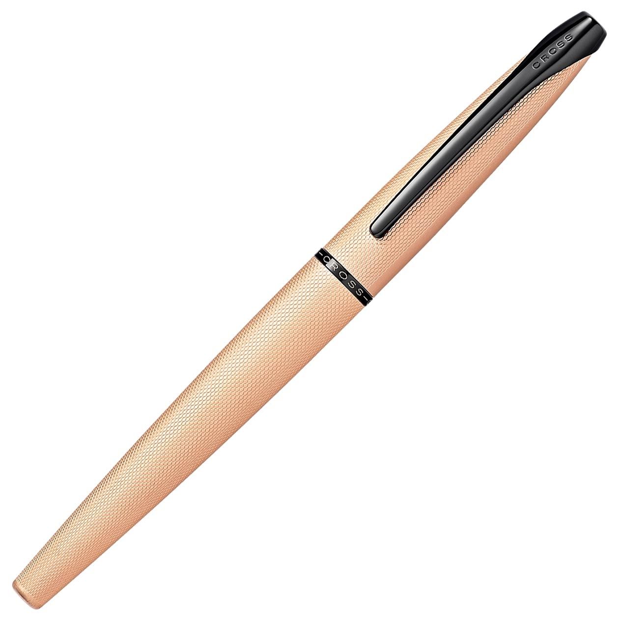 Premium Cross ATX Fountain Pen in Brushed Rose Gold - Elegant Writing Instrument for Professionals, Gifts & Calligraphy
