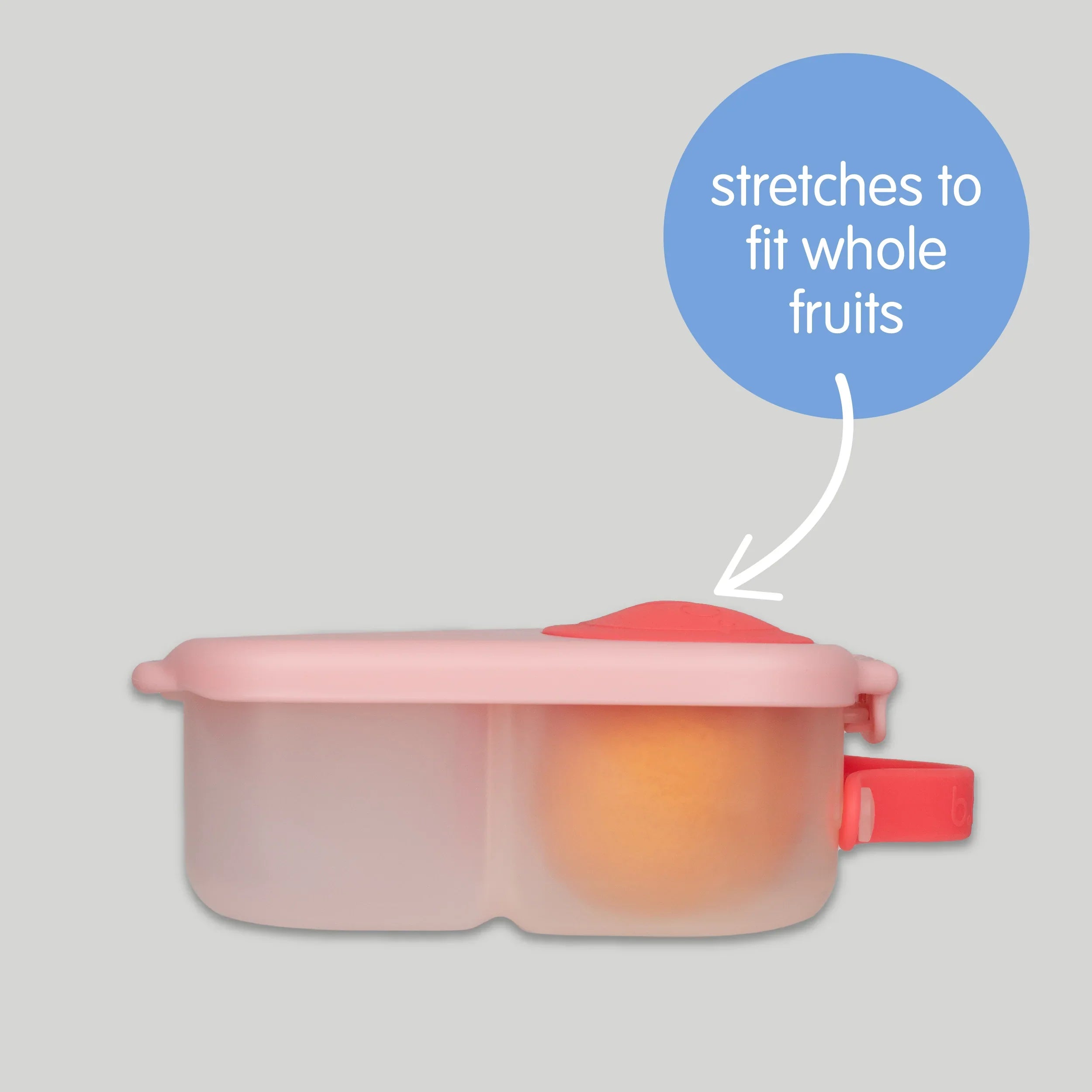 b.box MINI Lunch Box for Kids - Insulated, Leak-Proof & BPA-Free | Blush Crush Color | Perfect for School, Picnics & Travel Snacks