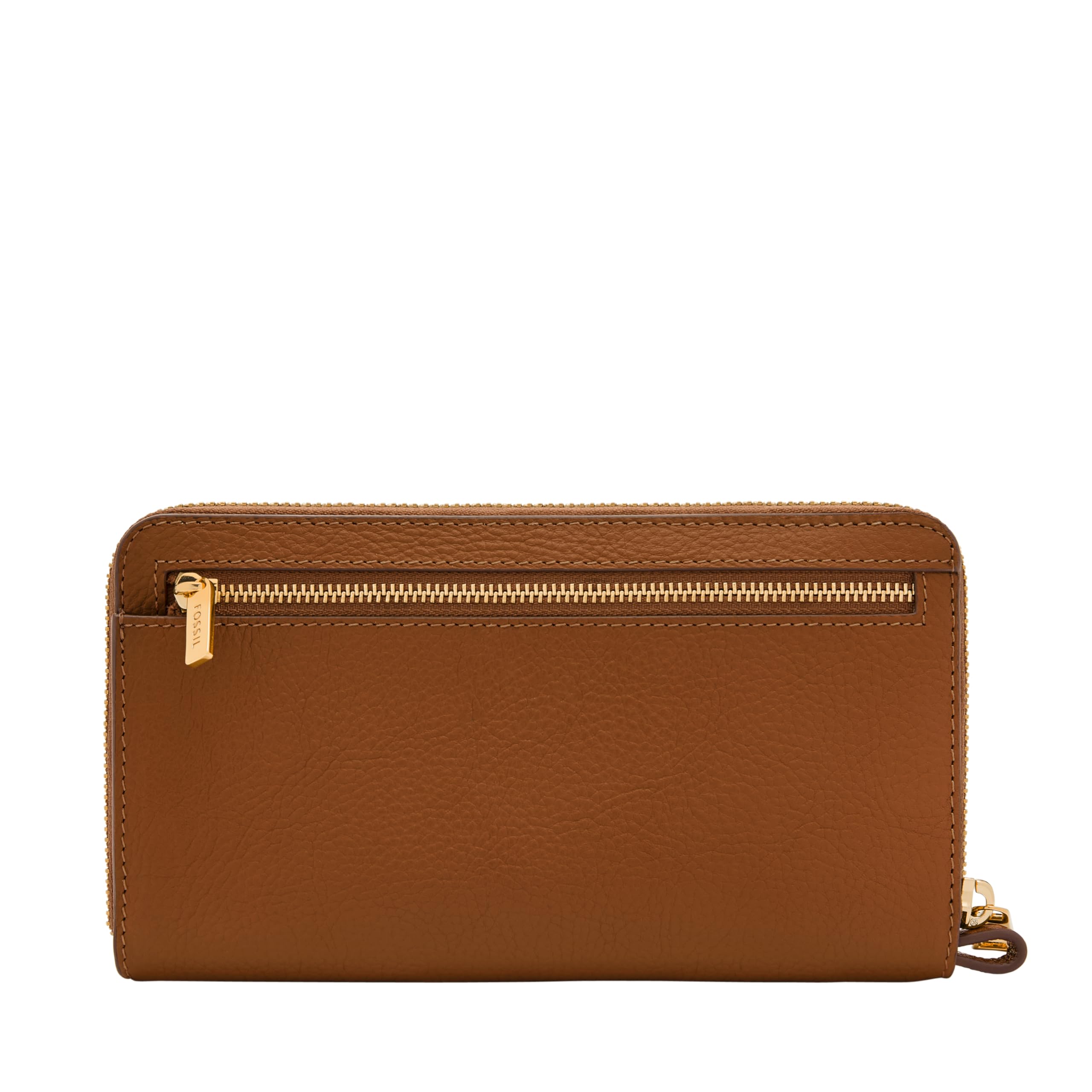 Fossil Women's Liza Genuine Leather Zip-Around Clutch Wallet with Detachable Wristlet Strap - Stylish Crossbody Purse for Everyday Use, Date Night & Travel Accessories