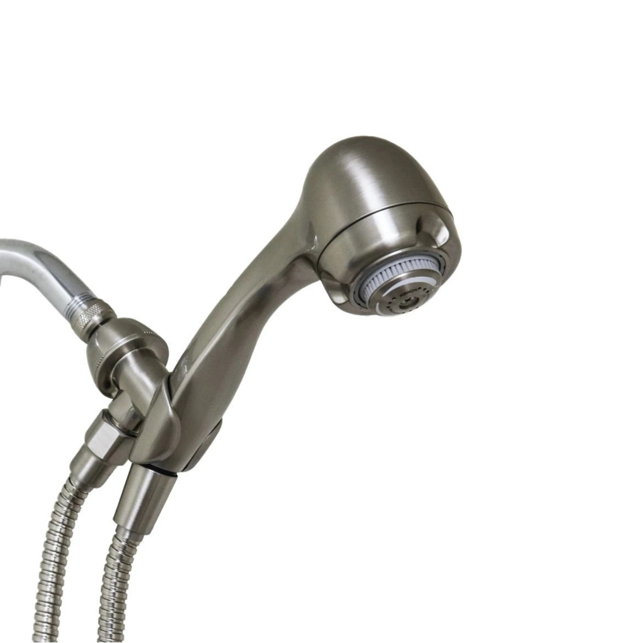 Earth Spa 3-Spray Handheld Showerhead - 2 Pack Water Saving Shower Head with Adjustable Settings for Relaxing Spa Experience at Home - Perfect for Bathroom, Guest Room & RV Use
