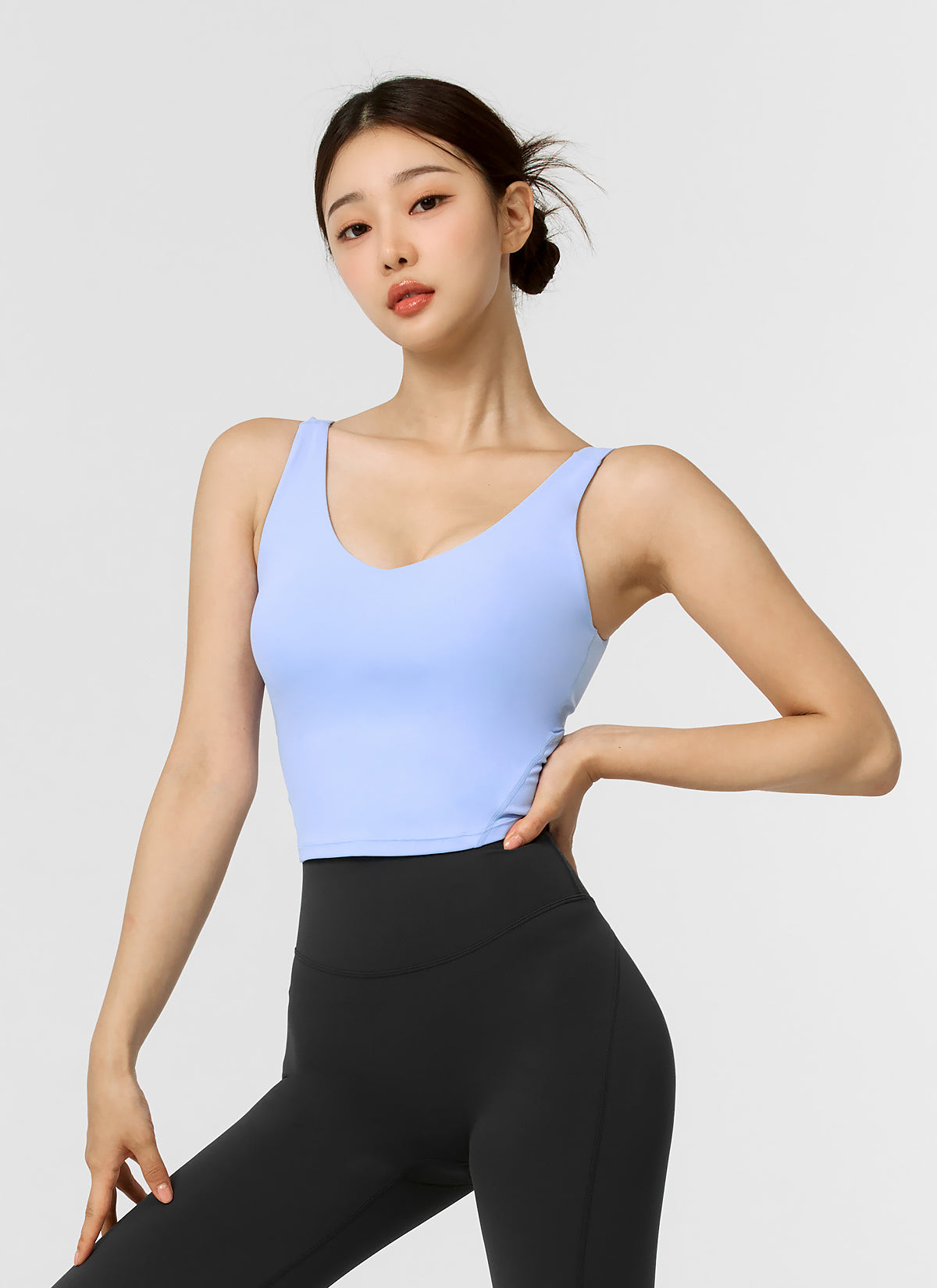 Black Label Signature V-Neck Crop Top for Women - Sexy & Stylish Summer Fashion - Perfect for Parties, Dates & Casual Outfits