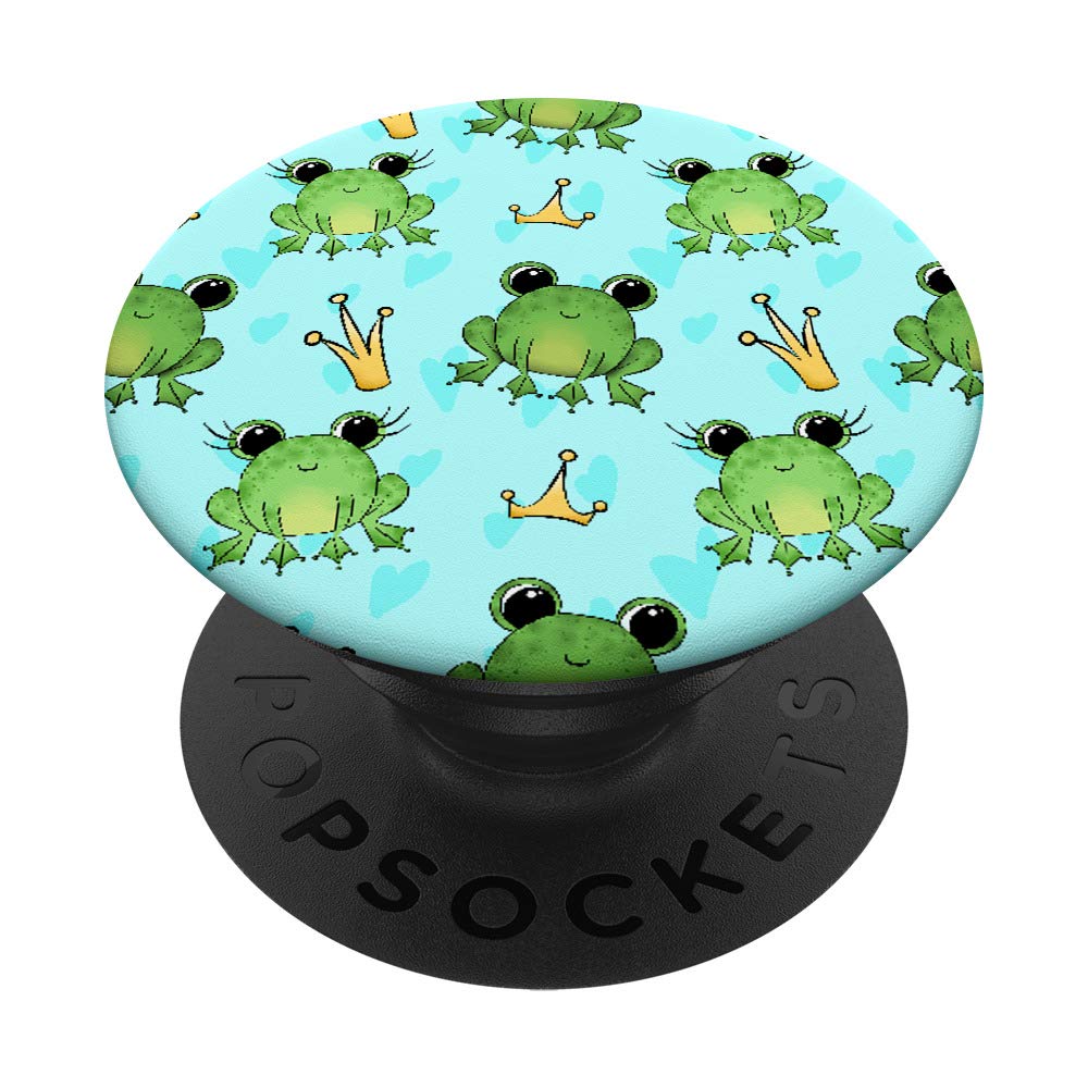 Adorable Frog Decor PopSockets Grip & Stand for Phones & Tablets - Cute Animated Phone Accessory for Teens, Girls, Boys | Perfect for School, Work, Travel & Everyday Use