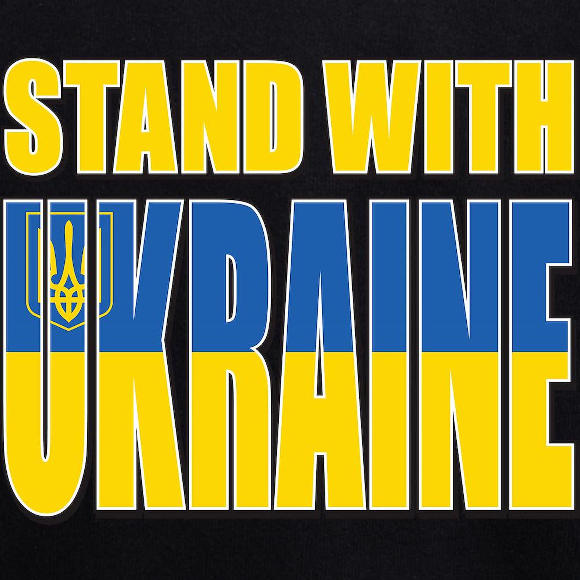 Stand With Ukraine Women's Zip Up Hoodie - Soft Fleece Pullover Sweatshirt for Women | Support Ukraine Apparel | Casual Wear & Outdoor Activities