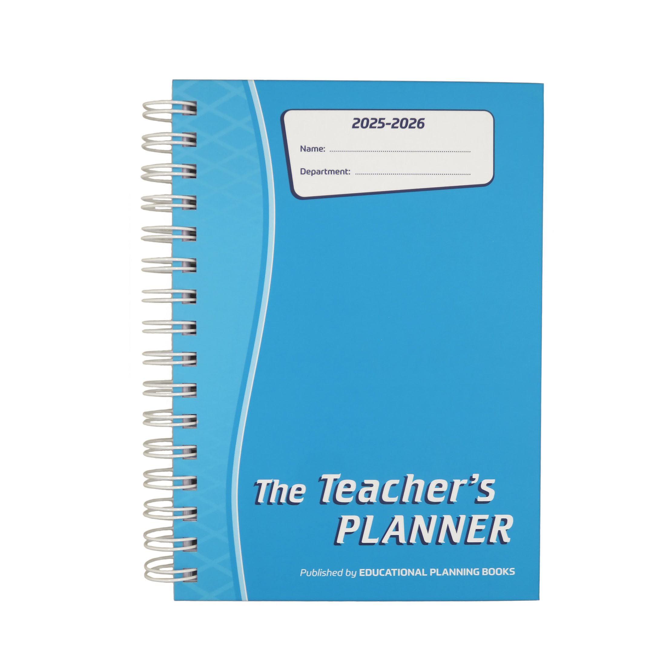 **2025-2026 Teacher Planner A5 Size - 6 Period Lesson Plan Book in Turquoise (TP9-T) - Perfect for Classroom Organization & Daily Scheduling**