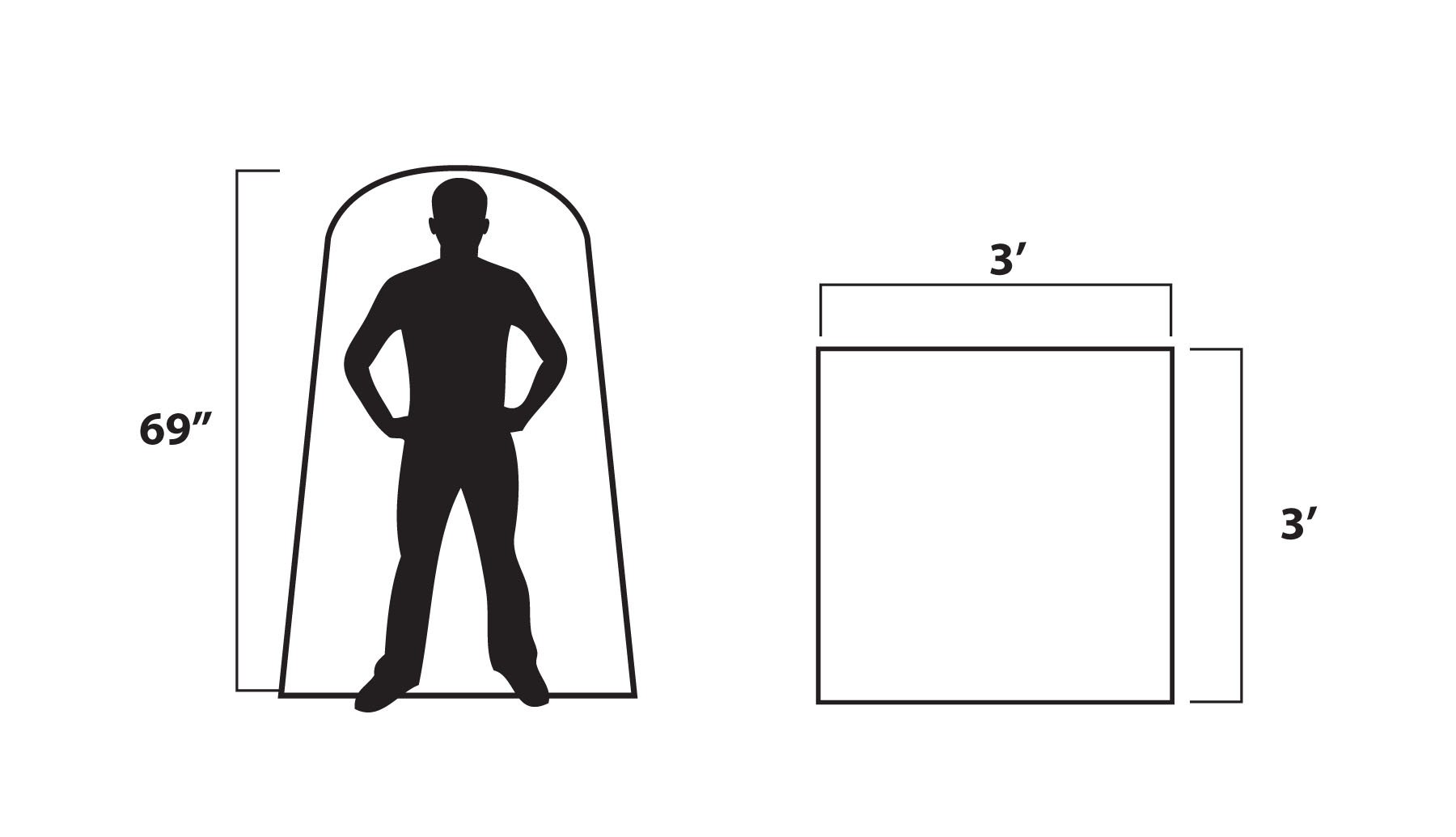 GigaTent Pop Up Privacy Changing Room - Instant Portable Shower Tent for Camping, Beach & Outdoor Activities | Waterproof Rain Shelter & Camp Toilet | Lightweight, Sturdy & Easy Setup Foldable Design with Carry Bag | Perfect for Camping Trips, Beach Days, Outdoor Showers & Emergency Shelter