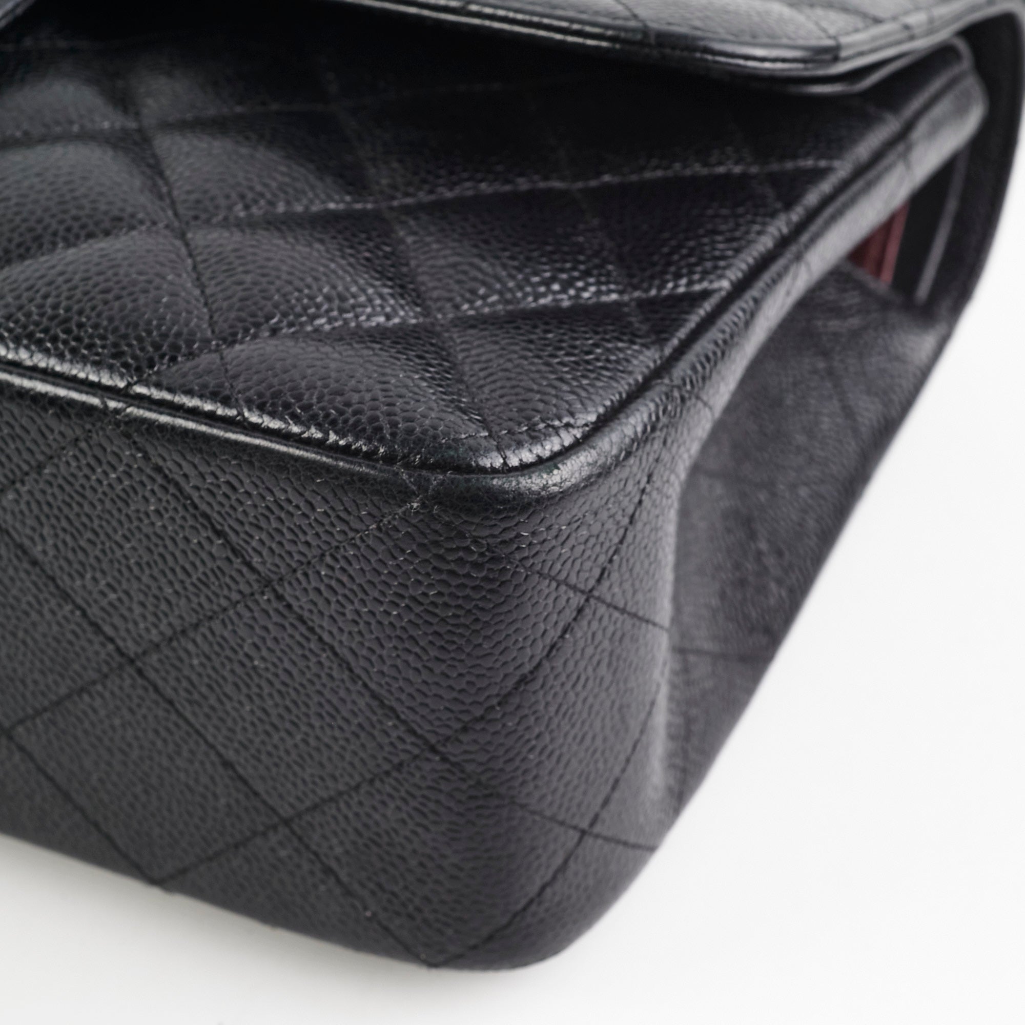 Chanel Jumbo Classic Double Flap Bag in Black Caviar Leather - Luxury Designer Handbag for Women, Perfect for Parties, Work & Everyday Use