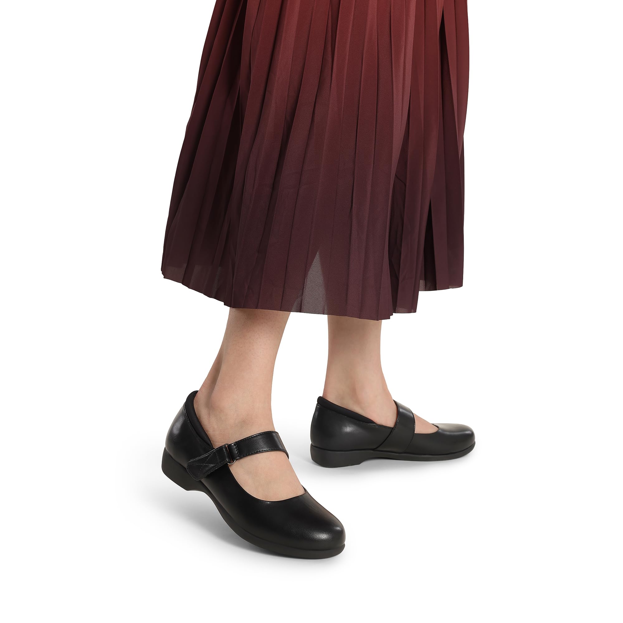 DREAM PAIRS Women's Ballet Flats Mary Jane Shoes - Comfortable Business & Office Dress Shoes with Ankle Strap - Perfect for Work, Weddings & Formal Occasions