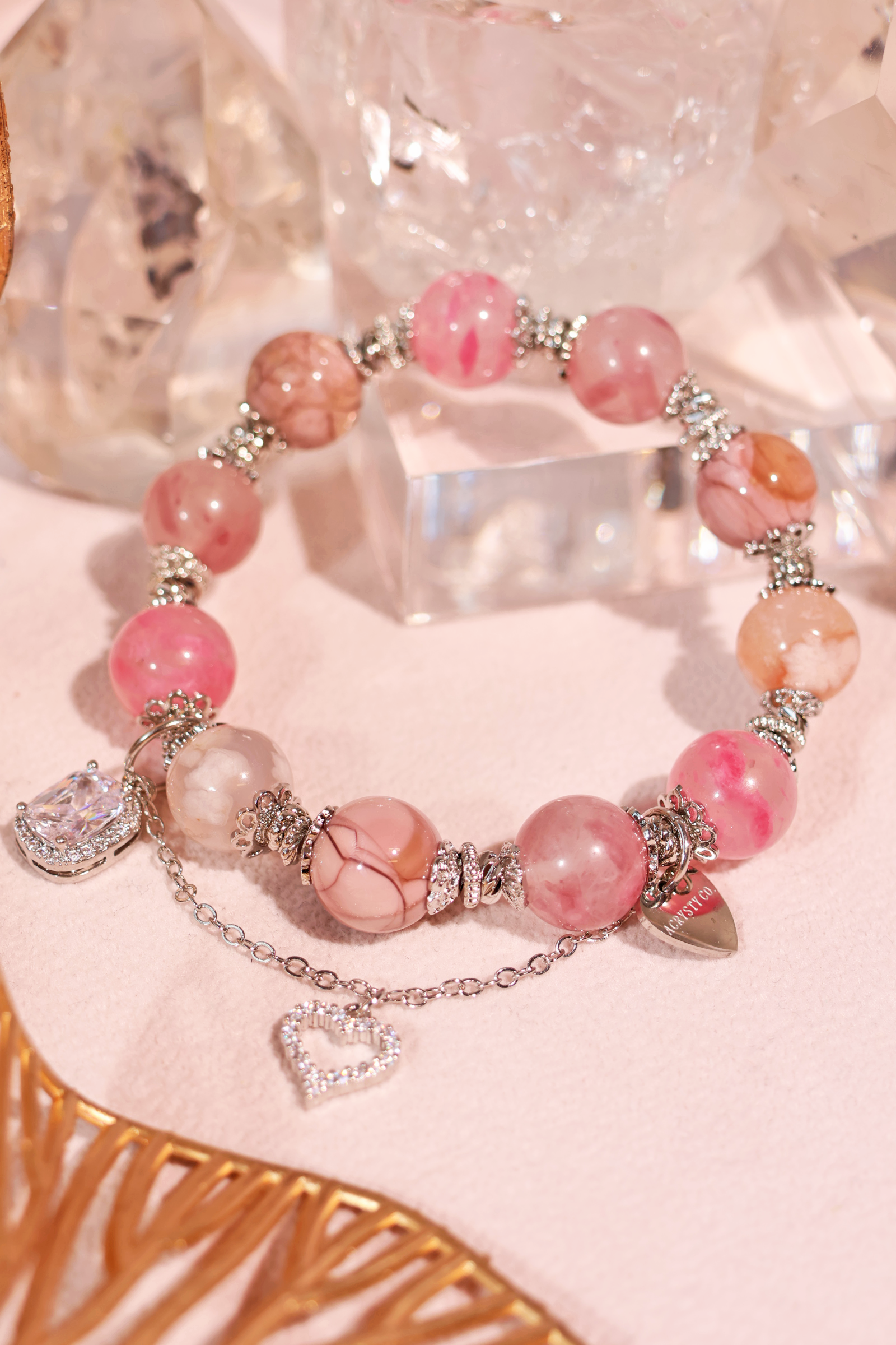 Stylish Tweed & Textures Bracelet #12 - Elegant Handmade Jewelry for Women, Perfect for Parties & Everyday Wear