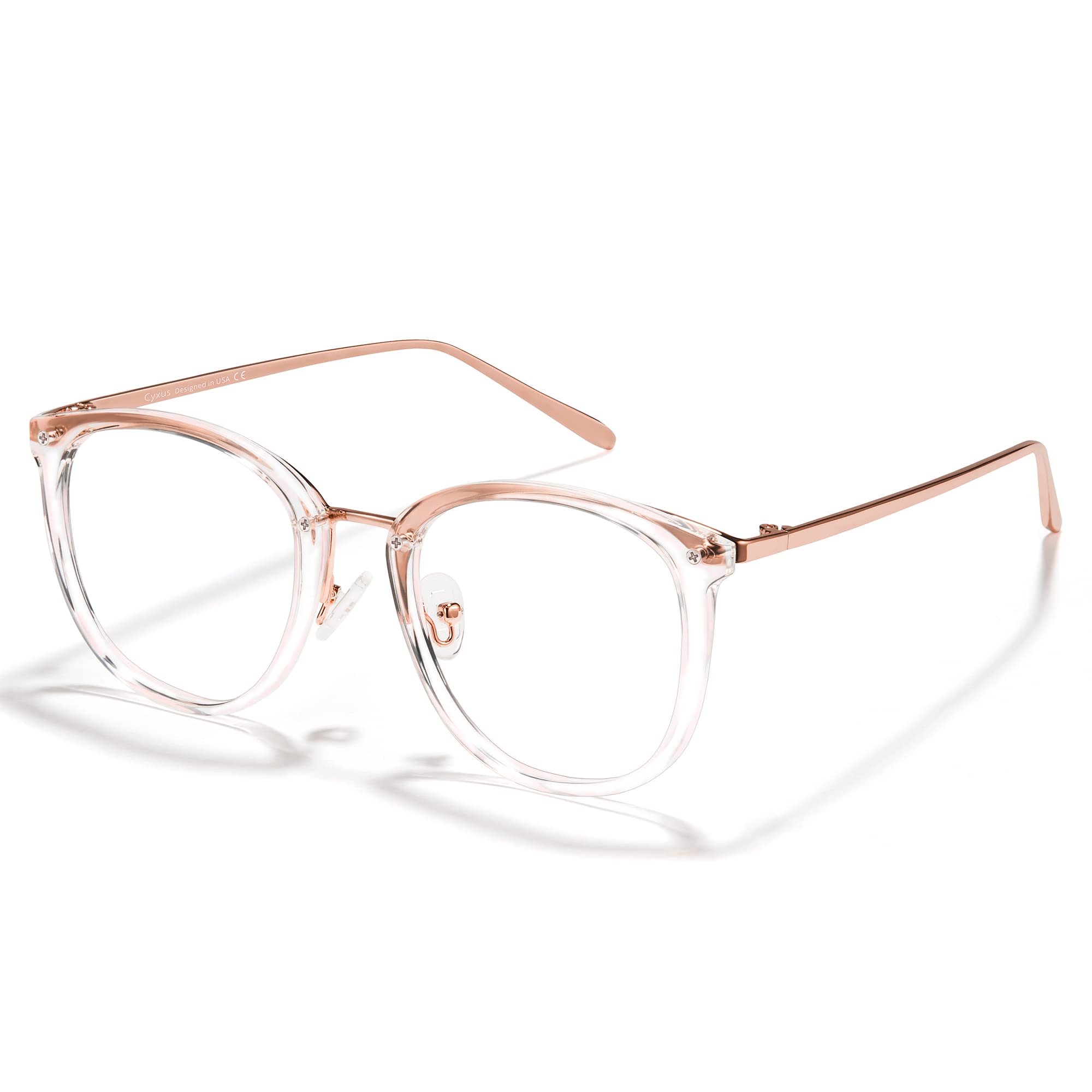 Cyxus Blue Light Blocking Glasses for Women - Anti Eye Strain & Migraine Relief, Stylish Computer Glasses for Office Work, Reading & Screen Time | Perfect for Digital Detox, Gaming & Online Meetings