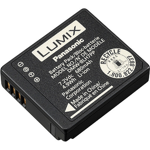 Original Panasonic DMW-BLH7 Rechargeable Lithium-Ion Battery for Lumix Cameras - Perfect for Travel Photography & Outdoor Shooting